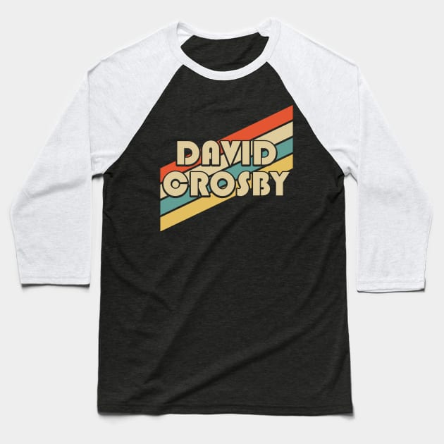 Vintage 80s David Crosby Baseball T-Shirt by Rios Ferreira